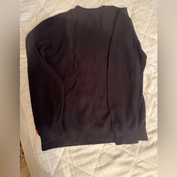 IZOD Men’s black cotton long sleeve sweater XL - Picture 6 of 11